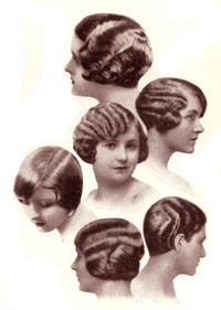 BOBBED HAIR STYLES OF THE 1920'S AND 1930'S