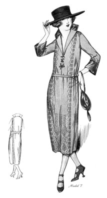 1920 STRAIGHT-LINE DRESS