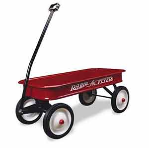 Photo of a Classic Red Wagon